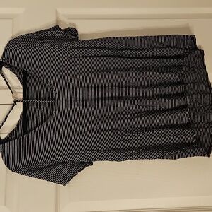 Striped Short Sleeve Top